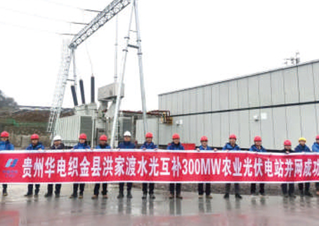 织金县洪家渡水光互补300MW农业光伏电站项目
